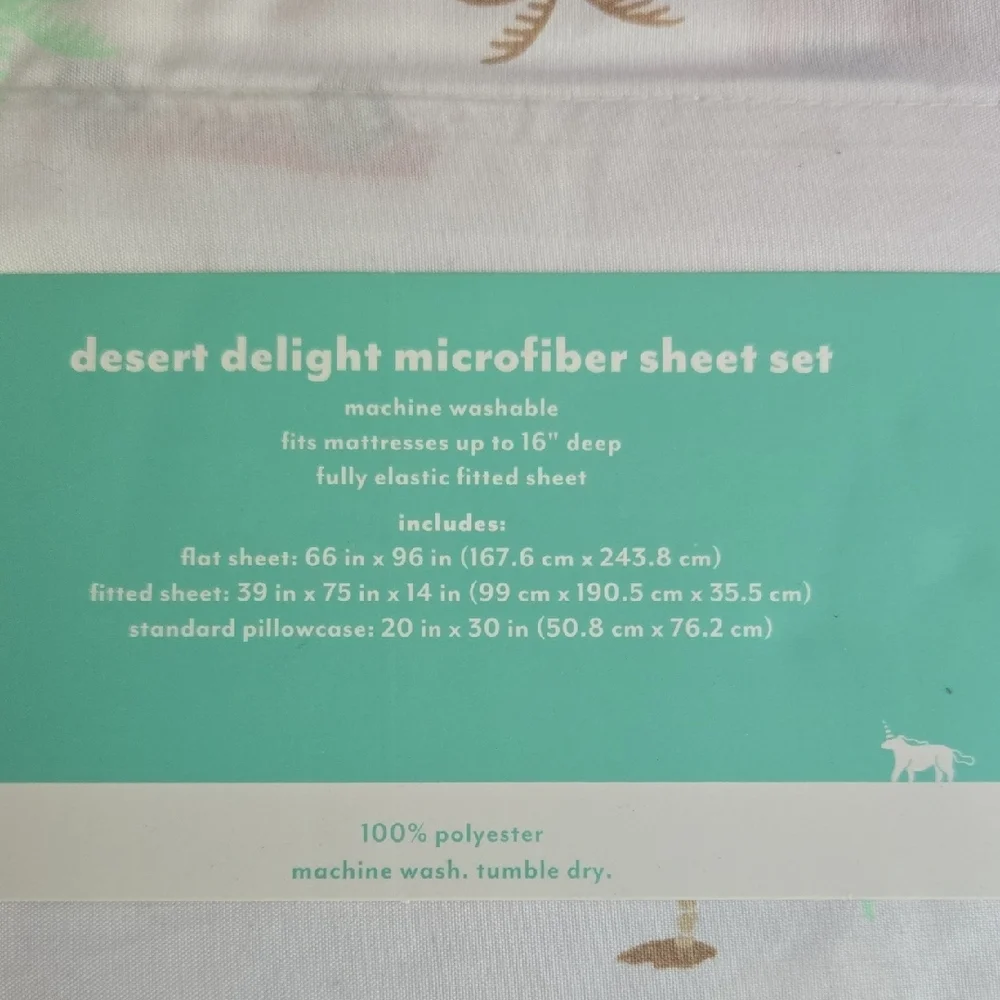 Pillowfort Whimsical Adventure Sheet Set White and Red - Picture 3 of 3